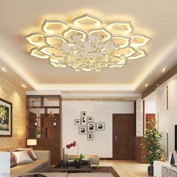 Modern LED Crystal Chandelier - Luxury and Energy-Efficiency Discount