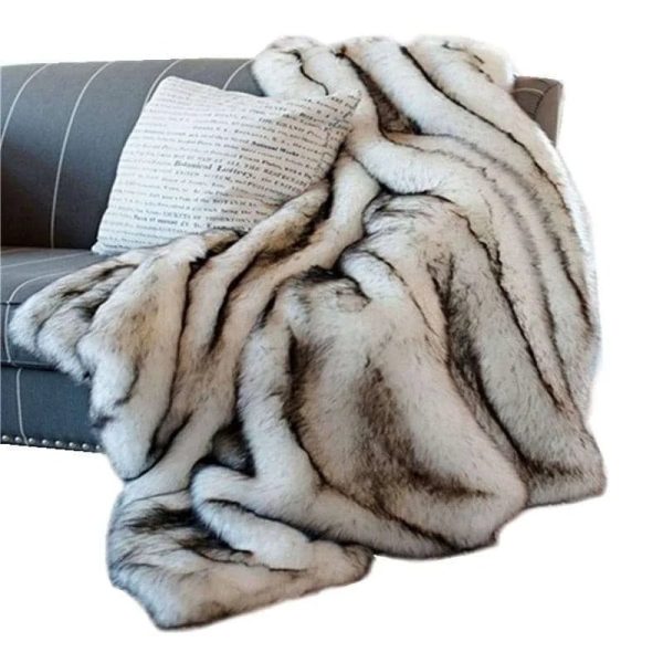 Luxury Shaggy Faux Fur Weighted Blanket Online