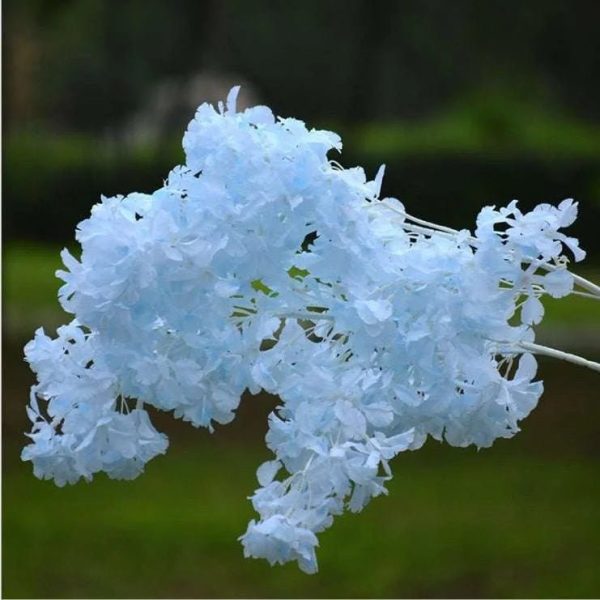 Snow Covered Sky star Cherry Blossom Artificial Flowers Wedding Arch Ceiling Decoration Home Party Decoration DIY Fake  Flowers Cheap