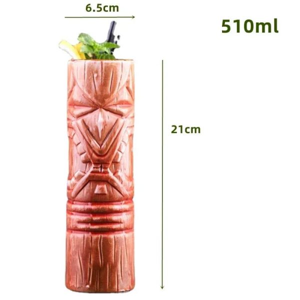 Exotic Tiki Ceramic Cocktail Mug Online Sale