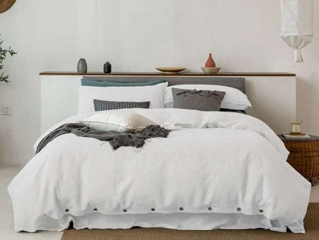 Pure Linen Skin-Friendly Bedding Set Cheap