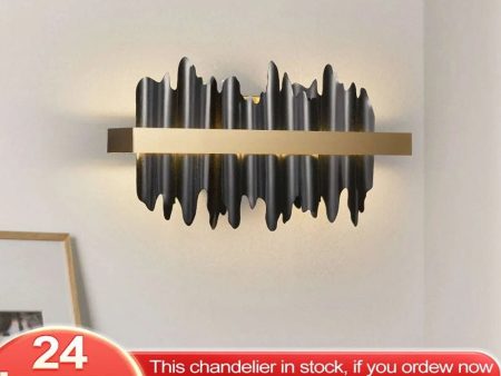 New modern wall sconce gold black wall lamp for bedside bedroom living room wall light luxury home decor indoor lighting Online Hot Sale