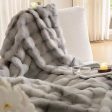 Luxury Thickened Rabbit Plush Blanket for Cozy Comfort For Discount