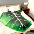 Leaf Vein Thickened Regular Flannel Blanket For Discount