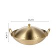 Single Person Eco-Friendly Copper Hotpot with Solid Alcohol Furnace Online Sale