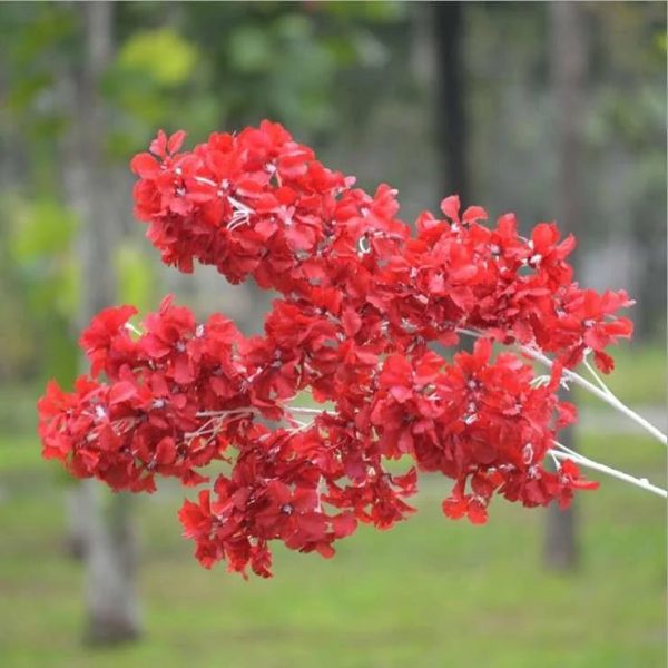 Snow Covered Sky star Cherry Blossom Artificial Flowers Wedding Arch Ceiling Decoration Home Party Decoration DIY Fake  Flowers Cheap