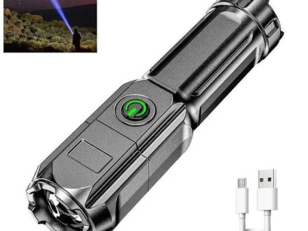 Flashlight - Strong Light Rechargeable Zoom Giant Bright Xenon Special Forces  Portable Led Luminous) For Discount