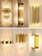 Modern Light Luxury Crystal Gold Wall Lamps Sale