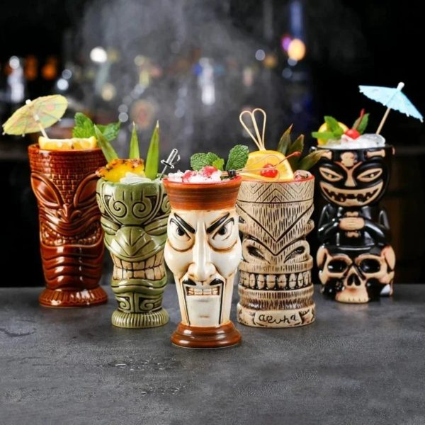 Exotic Tiki Ceramic Cocktail Mug Online Sale