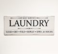 Laundry room sign- personalized with family name Online now