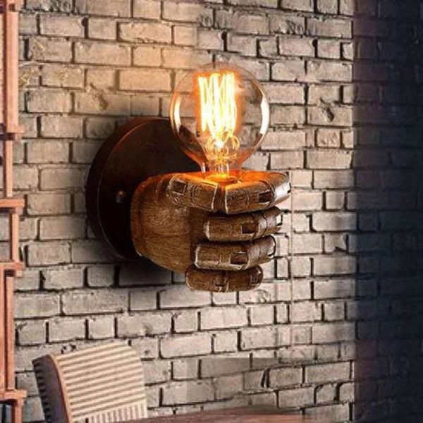 Creative Retro Resin Wall Light For Cheap