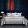 1000TC Egyptian Cotton Embroidered Duvet Cover Set - 4pcs For Cheap