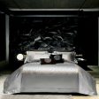 Elegant Italian Cotton Geometric Satin Bedding Set Online now