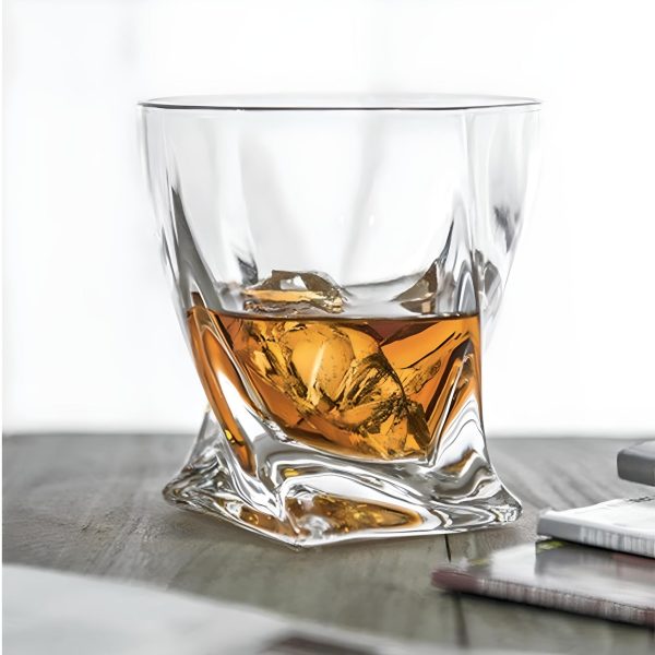 Exquisite Crystal Glass Twist Mug - 340ml For Cheap