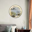 Modern Landscape Painting LED Sconces Round Lamp Hot on Sale