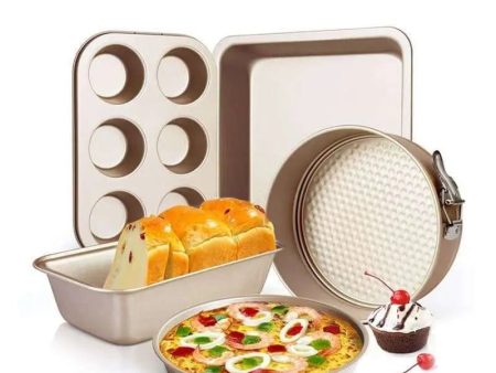 Household Golden Baking Set For Discount