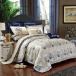 4 6 10Pcs Luxury Royal US Queen King size  Bedding Set Stain Jacquard King Queen Size Bed set Cotton Bed Spread Duvet Cover set Hot on Sale