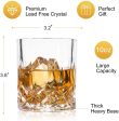 Vintage Crystal Whiskey Glasses - Unique Bourbon & Cocktail Glassware Discount