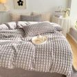 Fluffy Luxury Faux Rabbit Hair Velvet Comforter Set Online Sale