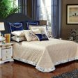 4 6 10Pcs Luxury Royal US Queen King size  Bedding Set Stain Jacquard King Queen Size Bed set Cotton Bed Spread Duvet Cover set Hot on Sale