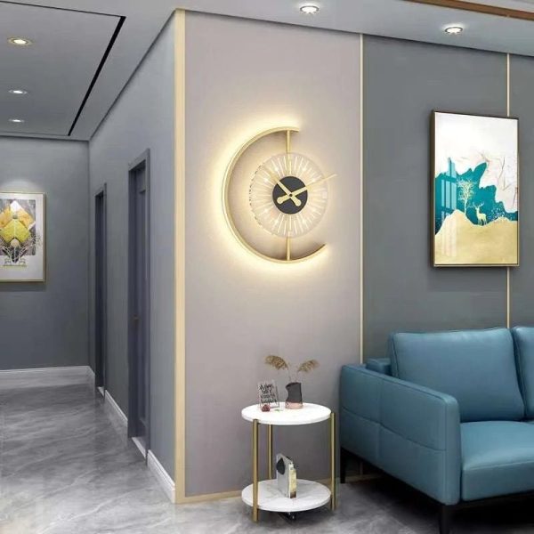 LED Wall Lamp with Clock - Illuminate Your Space in Style Online