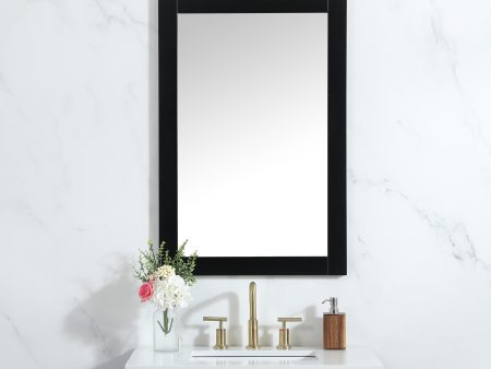 Aqua Vanity Mirror 24X36 Inch In Black Online Sale