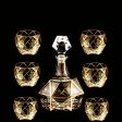 Gold-Lined Crystal Whisky & Wine Glass Set Discount