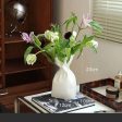 Folded Paper Bag Silver Plated Craft Dried Flowers Vase Online