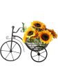 Modern Minimalist Bicycle Flower Basket Wall Decor Online