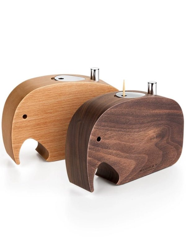 Creative German Walnut Elephant Toothpick Box 🐘🪥 Cheap