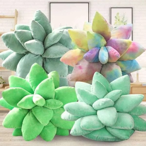 Julia M Home & Kitchen Succulent Plush Pillow Collection 🌵 Hot on Sale