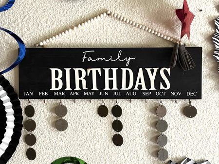 Family Birthday Calendar Sign Online Hot Sale