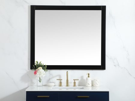 Aqua Vanity Mirror 42X36 Inch In Black For Sale