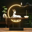 White Porcelain Deer USB Plug-In Light Ring Online