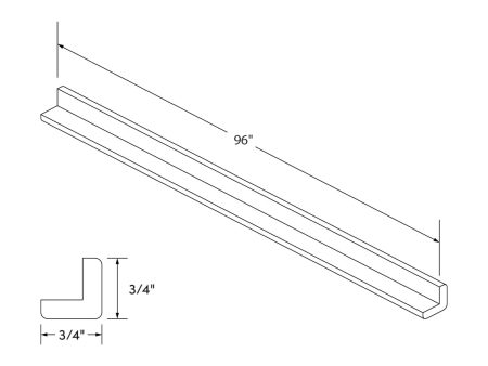 White Shaker Outside Corner Molding by Craft Cheap