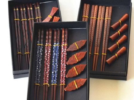 Wooden Chopsticks Set- Eco-Friendly and Certified Sale