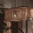 Vintage Rattan Pendant Lamp - Wabi-Sabi LED Chandelier Cheap