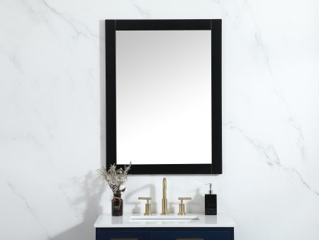 Aqua Vanity Mirror 27X36 Inch In Black Supply