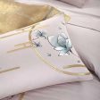 Landscape Scenery Embroidered Egyptian Cotton Bedding Set Cheap