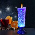 7-Color Gradient LED Crystal Candle Fashion