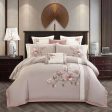 4-piece embroidered bedding set Hot on Sale