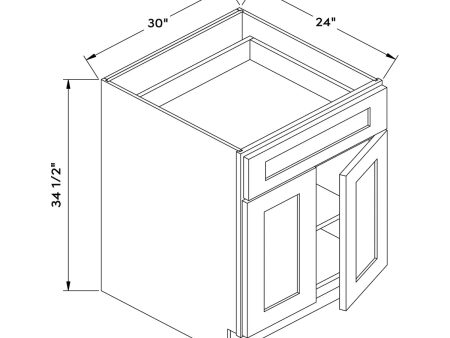 Aqua Shaker 30”W Base Cabinet by Craft Online Hot Sale