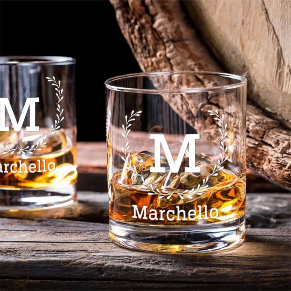 Personalised Engraved Whiskey Glass for Him 🥃 Online now