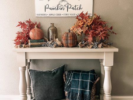 Pumpkin patch - personalized with family name on Sale