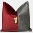 Living Room Patchwork Dark Gold Cushion Pillow Cover Discount