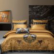 European Embroidery Palace Style Silk Cotton Bedspread Set for 1.8M Bed Fashion