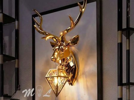 Modern Antler Wall Lamp Supply