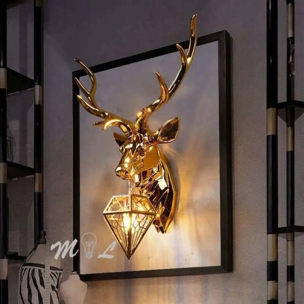 Modern Antler Wall Lamp Supply