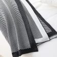 Nordic Stripe Knitted Blanket Throw for Sofa and Bed on Sale