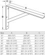 One Super-Duty L-Bracket - 1,200 lbs. Load Capacity Per Pair Fashion